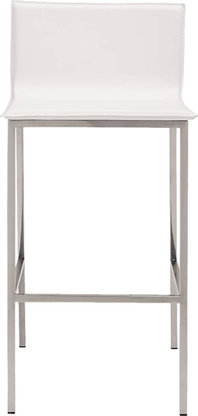 Marina Bay White Barstool, Set of 2 - Thumbnail - Image 3
