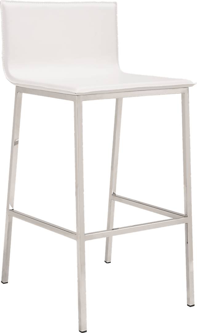 Marina Bay White Barstool - Thumbnail - Image 1