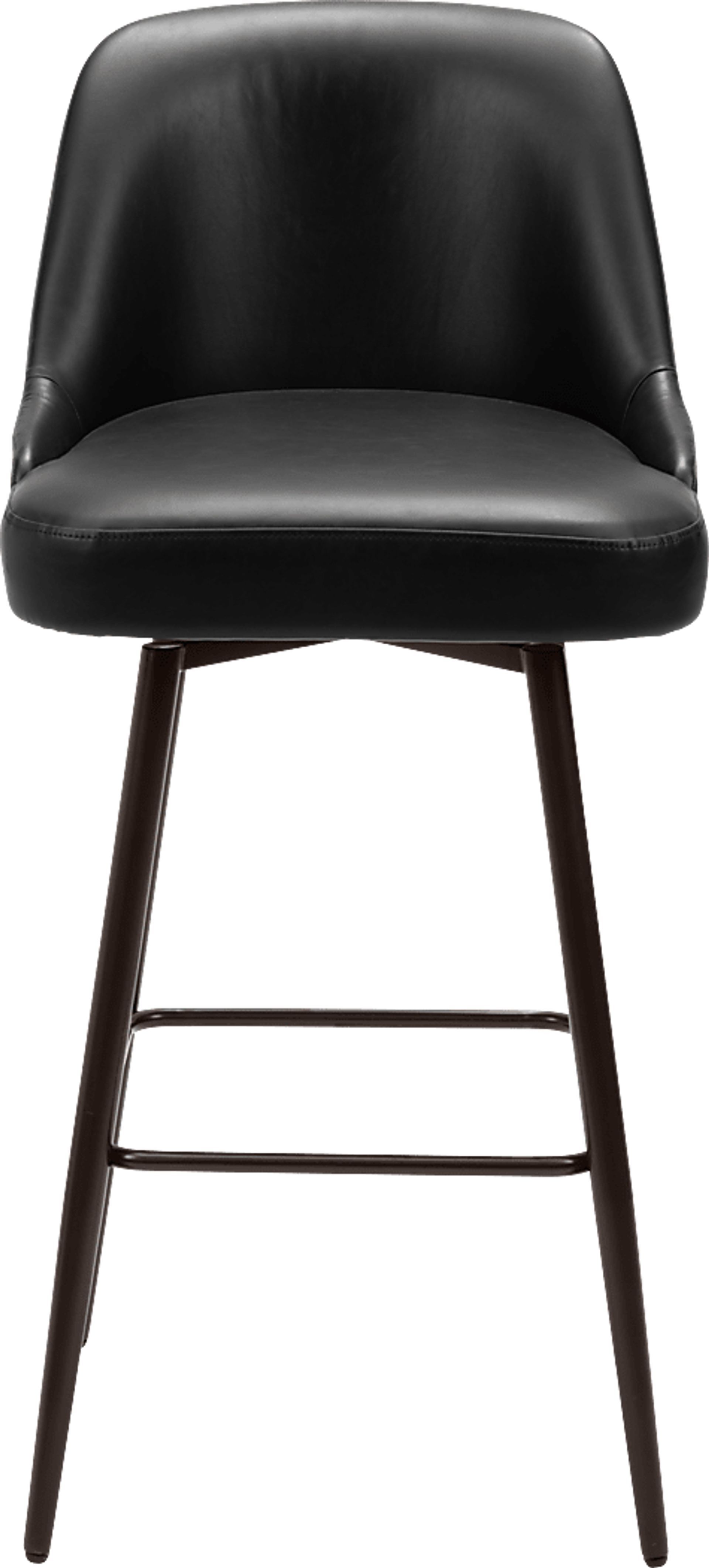 Marina Black Swivel Barstool - Image 4