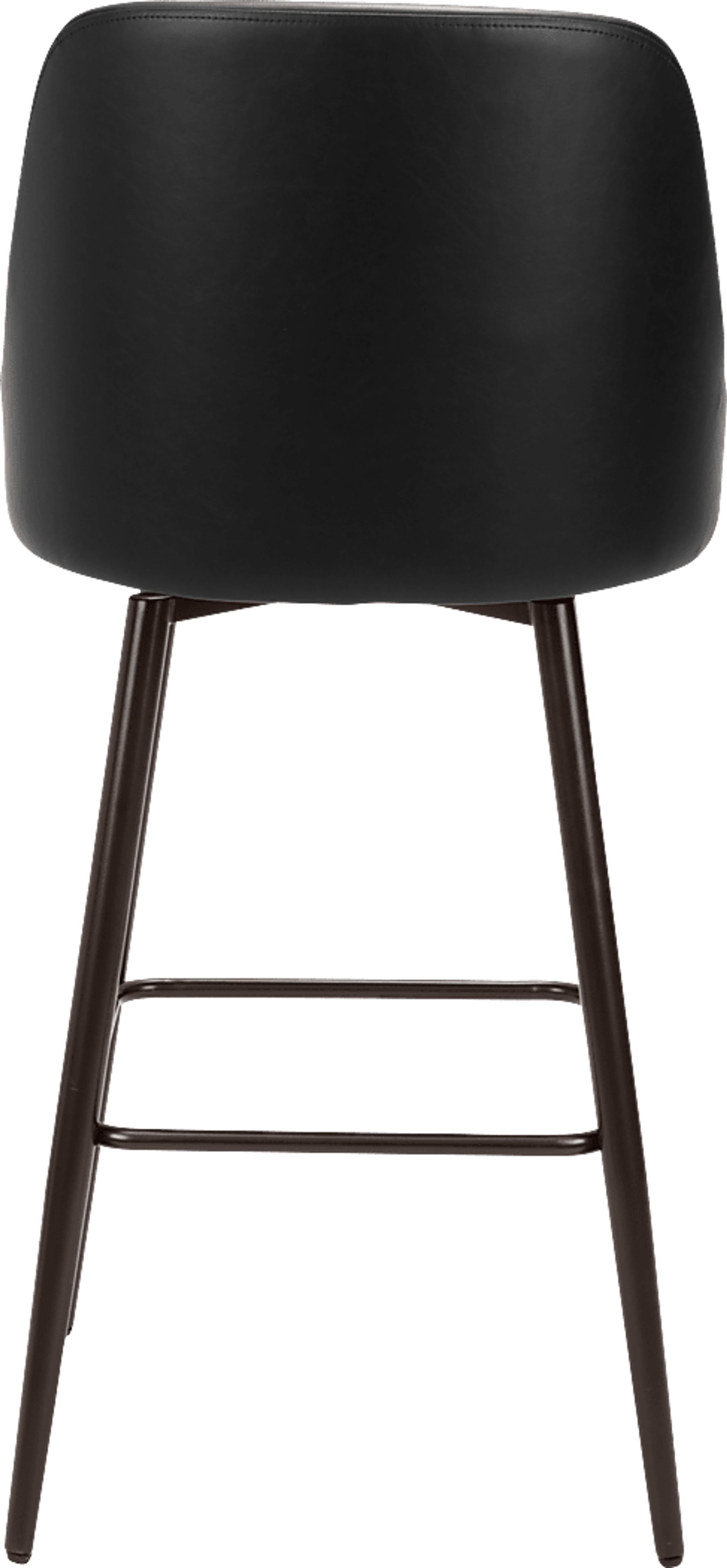 Marina Black Swivel Barstool - Image 5