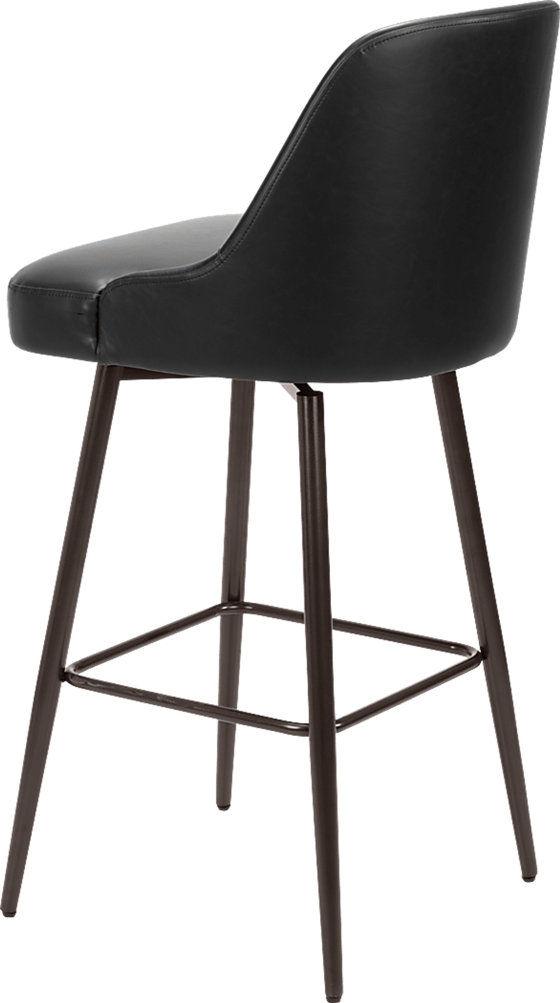 Marina Black Swivel Barstool - Image 6