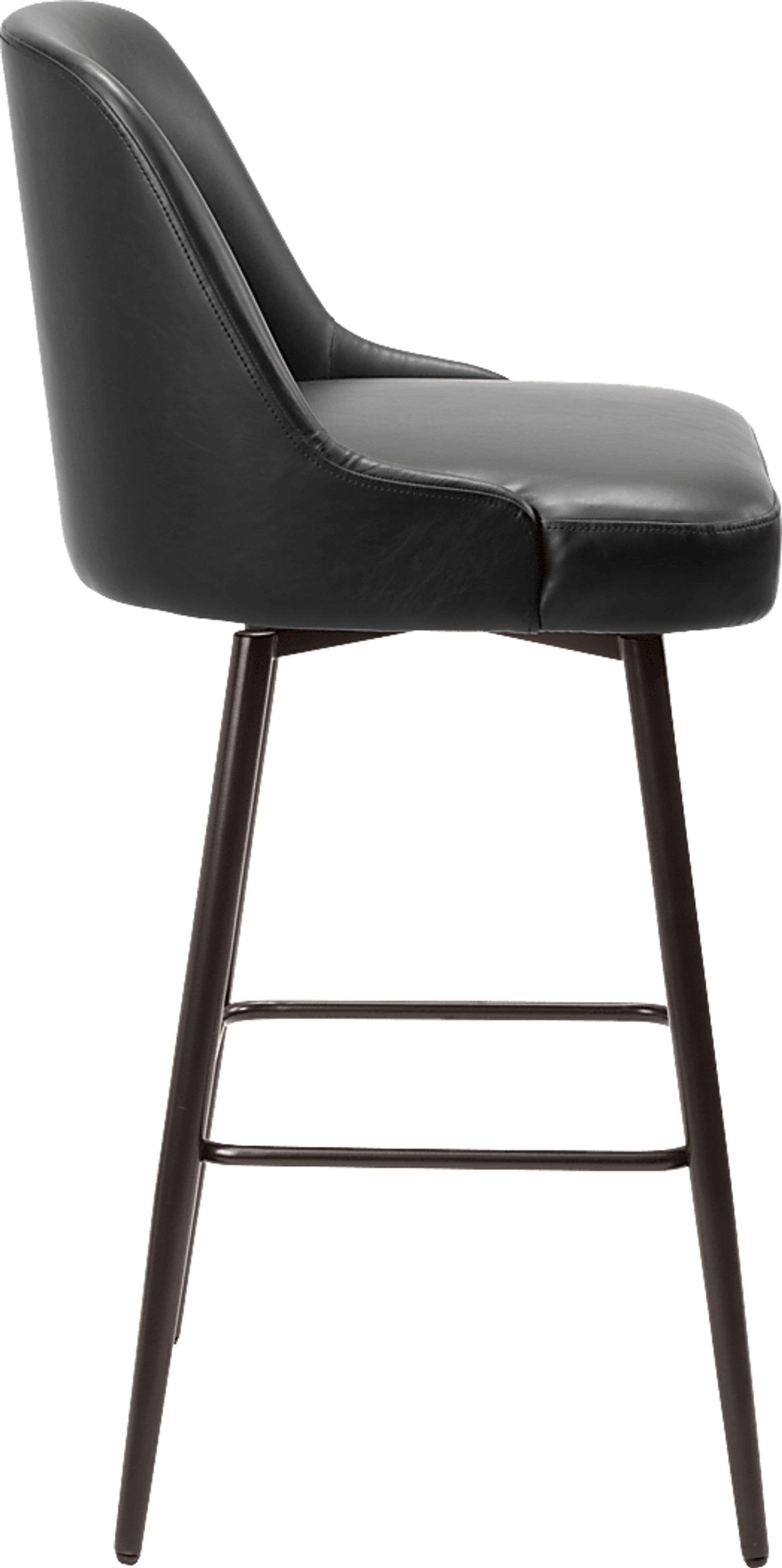 Marina Black Swivel Barstool - Image 7