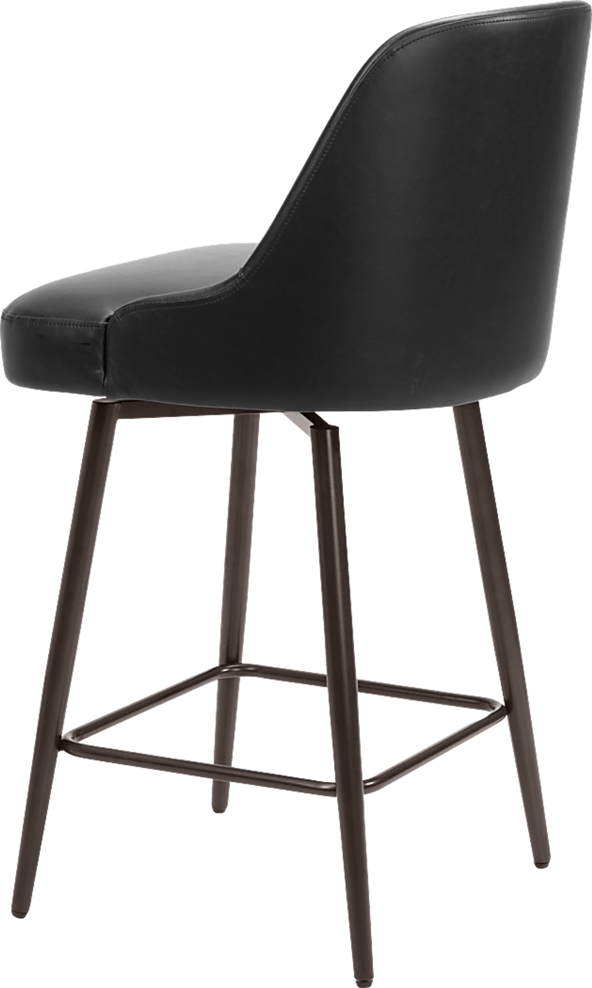 Marina Black Swivel Counter Height Stool - Image 7