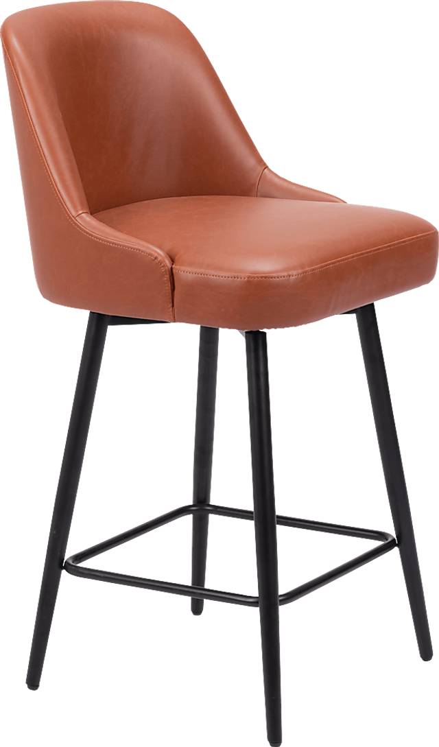 Marina Brown Counter Height Stool - Thumbnail - Image 3