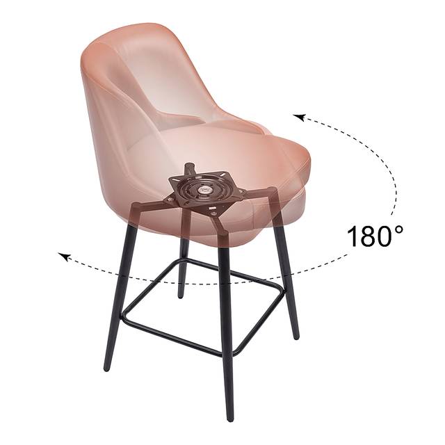 Marina Brown Counter Height Stool - Thumbnail - Image 8