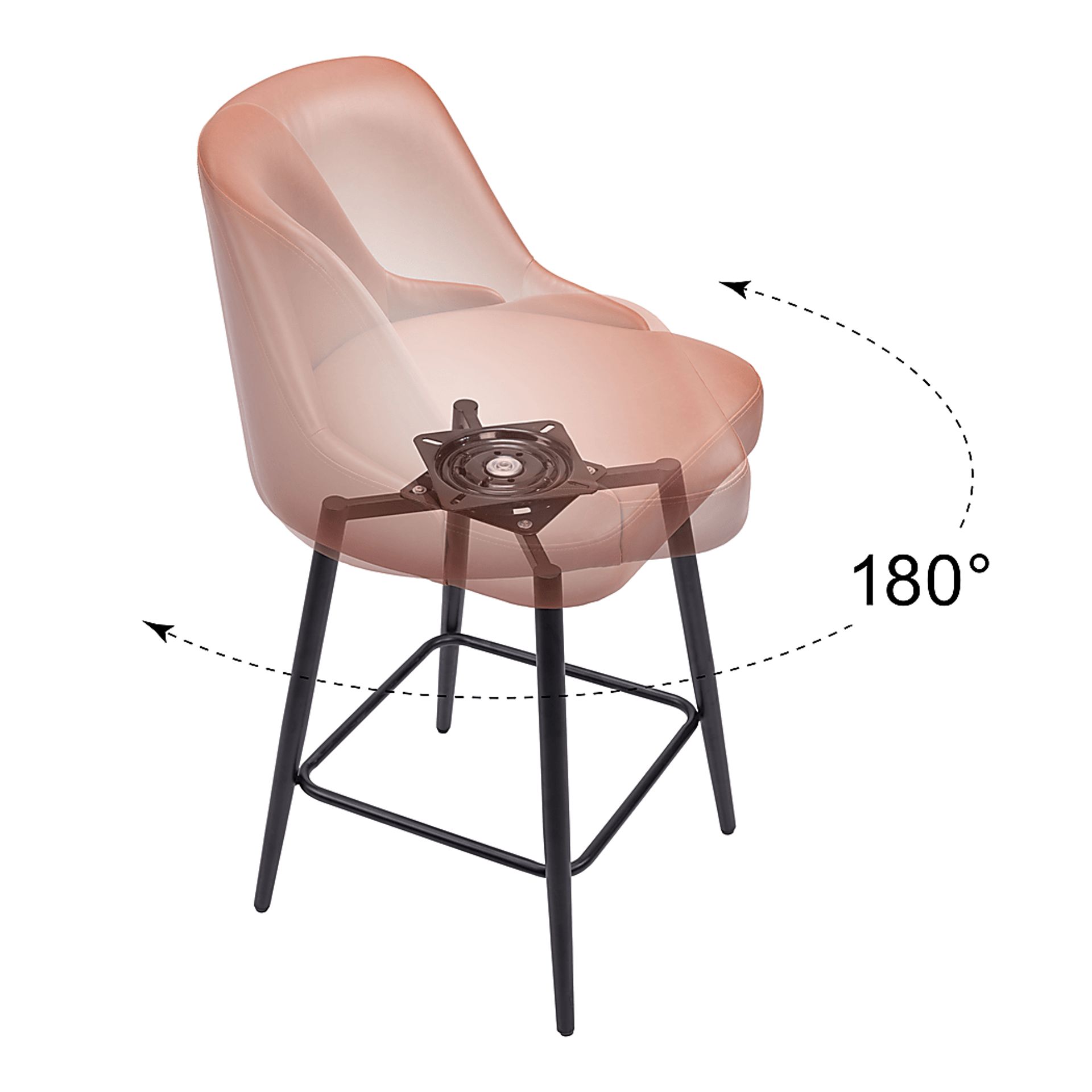Marina Brown Counter Height Stool - Image 8