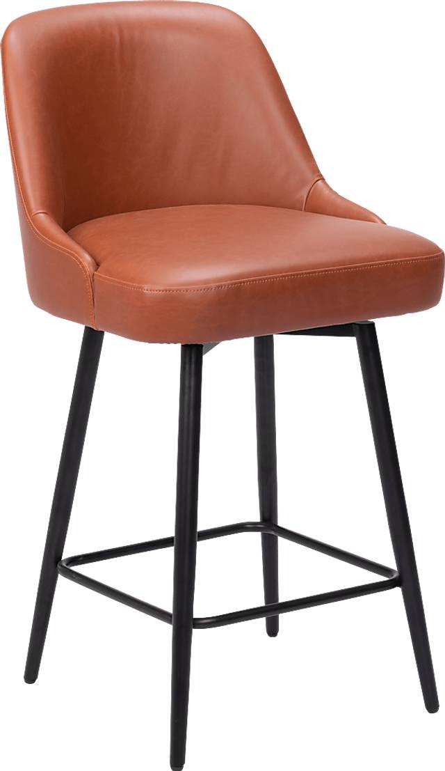 Marina Brown Counter Height Stool - Thumbnail - Image 1