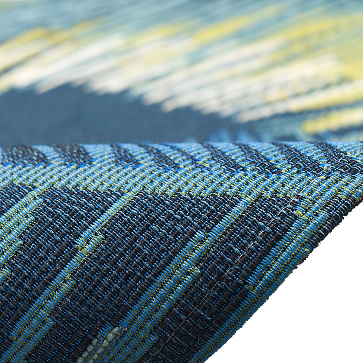 Marina Palms Navy Blue Outdoor Rug | Rooms to Go
