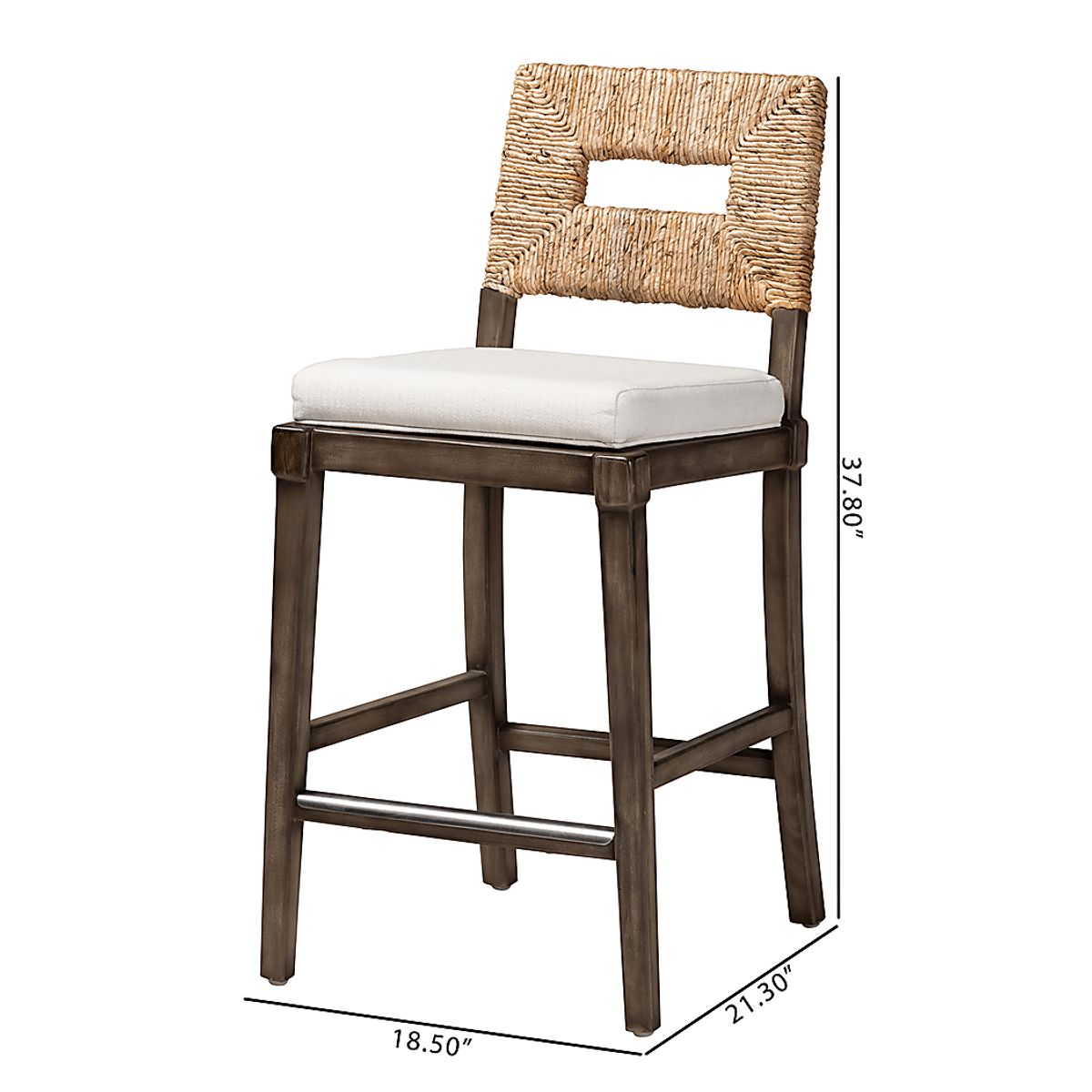 Marindale Brown Cotton,Polyester Fabric Counter Stool | Rooms to Go
