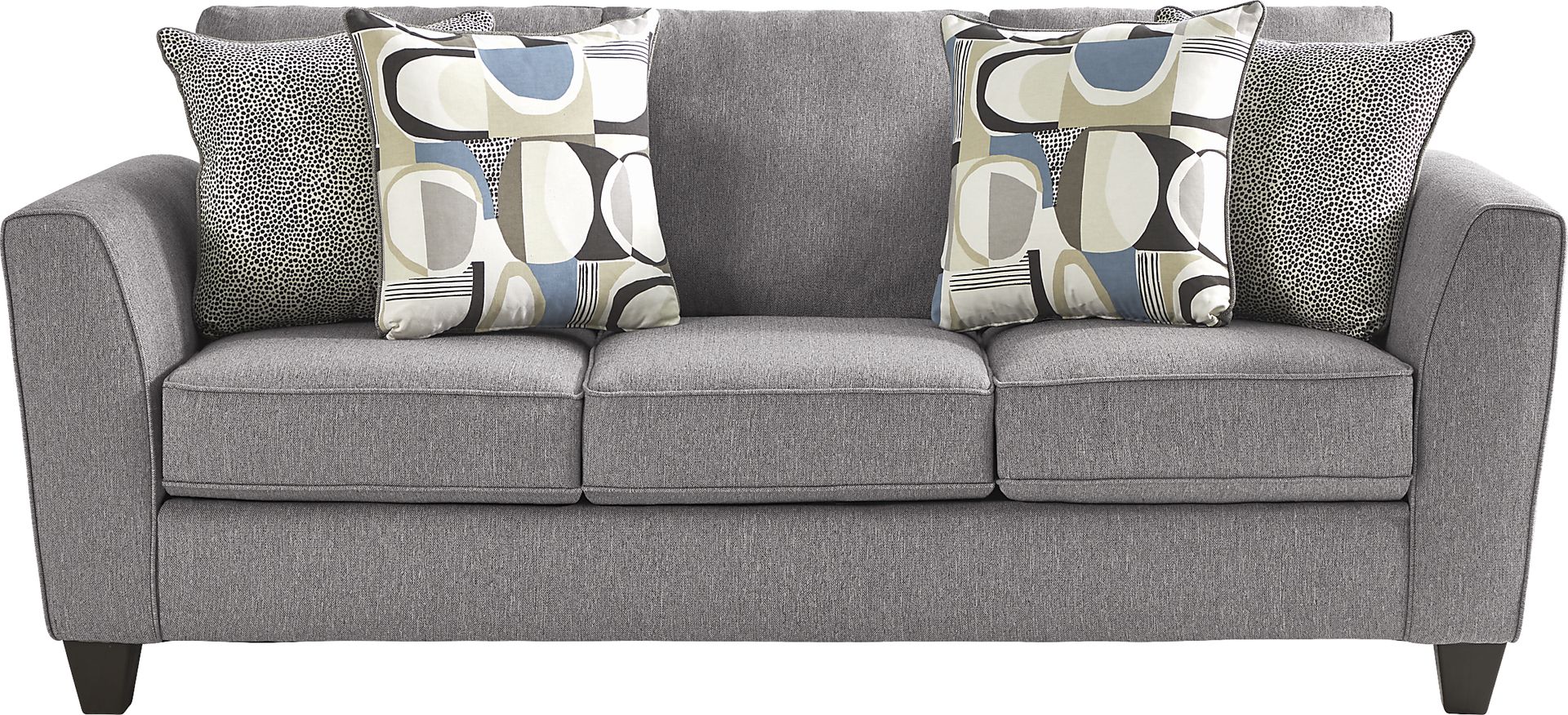 Marisol Bay Gray Woven Premium Sleeper Sofa | Rooms to Go