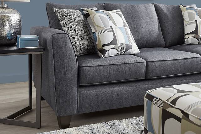 Marisol Bay Denim Gel Foam Sleeper Sofa - Thumbnail - Image 2