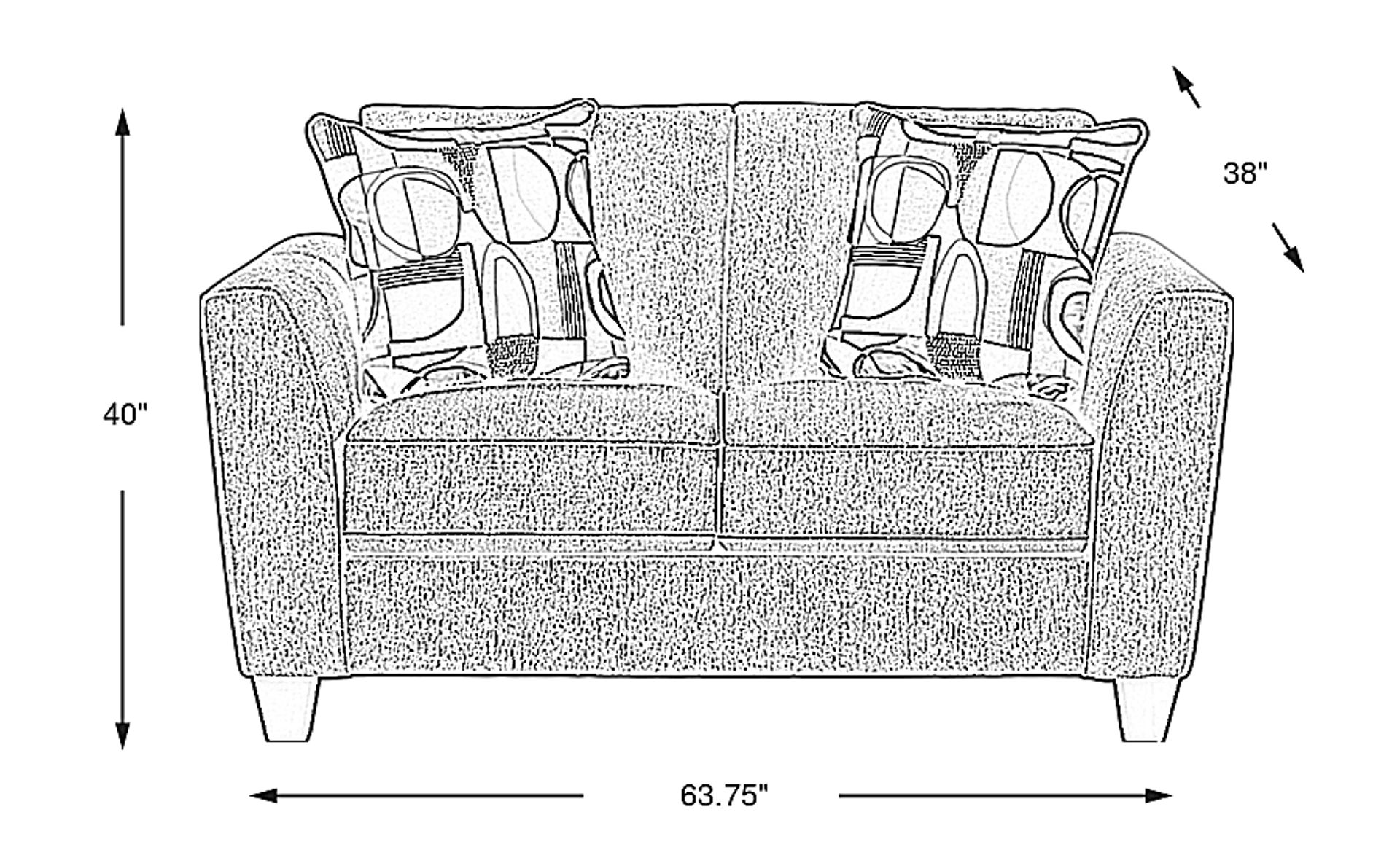 Dimension Image. Please refer to the Dimension Tab on this page for dimension details.