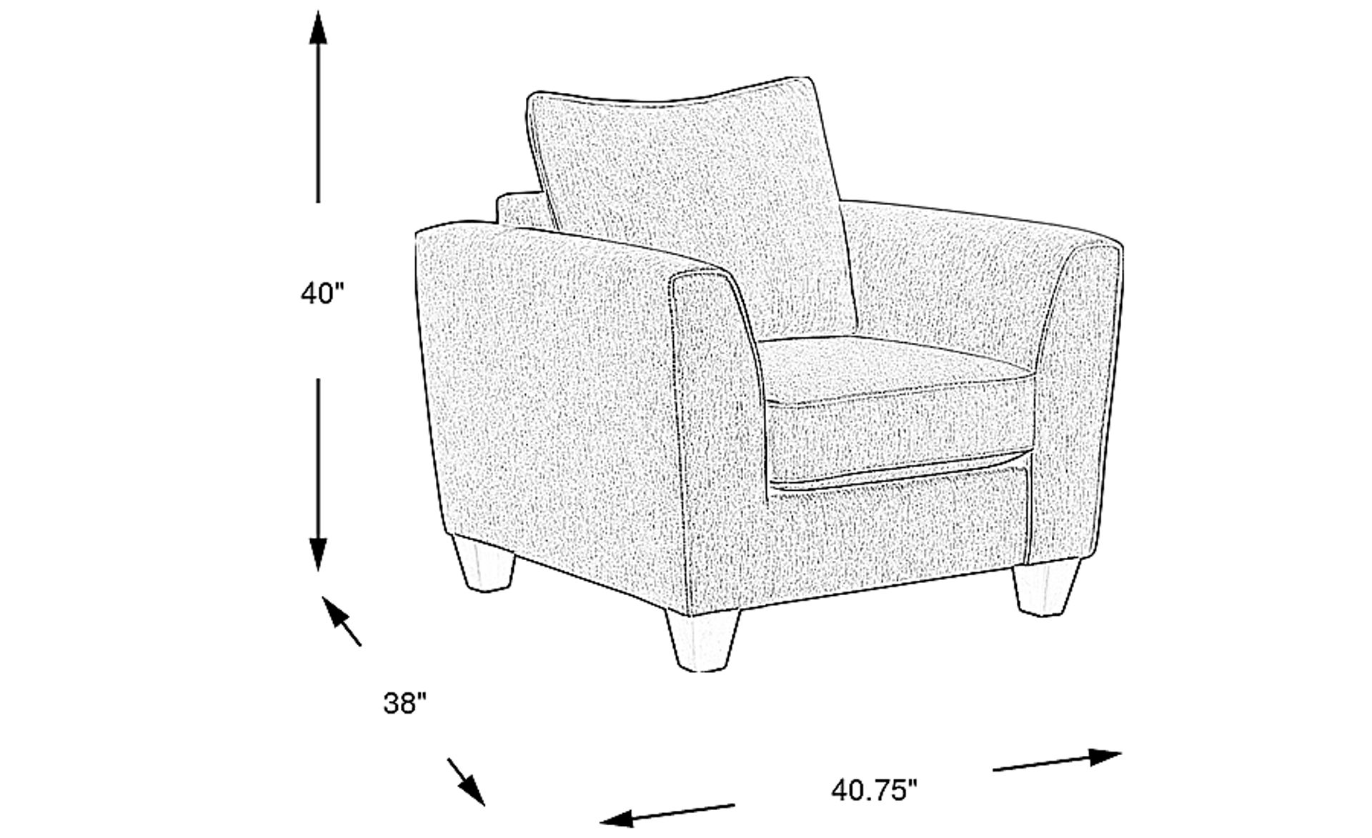 Dimension Image. Please refer to the Dimension Tab on this page for dimension details.