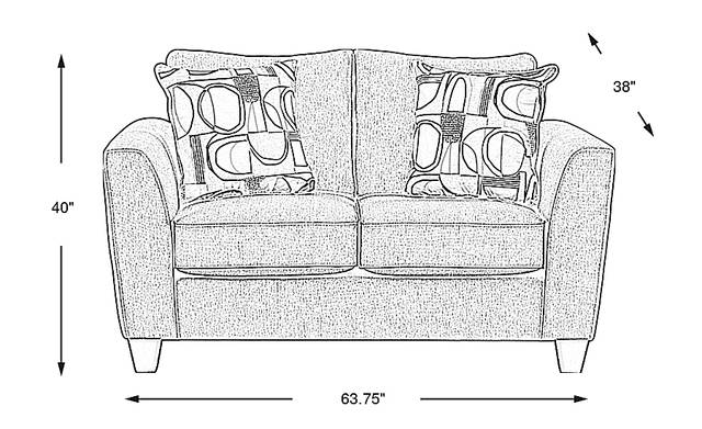 Dimension Image. Please refer to the Dimension Tab on this page for dimension details.
