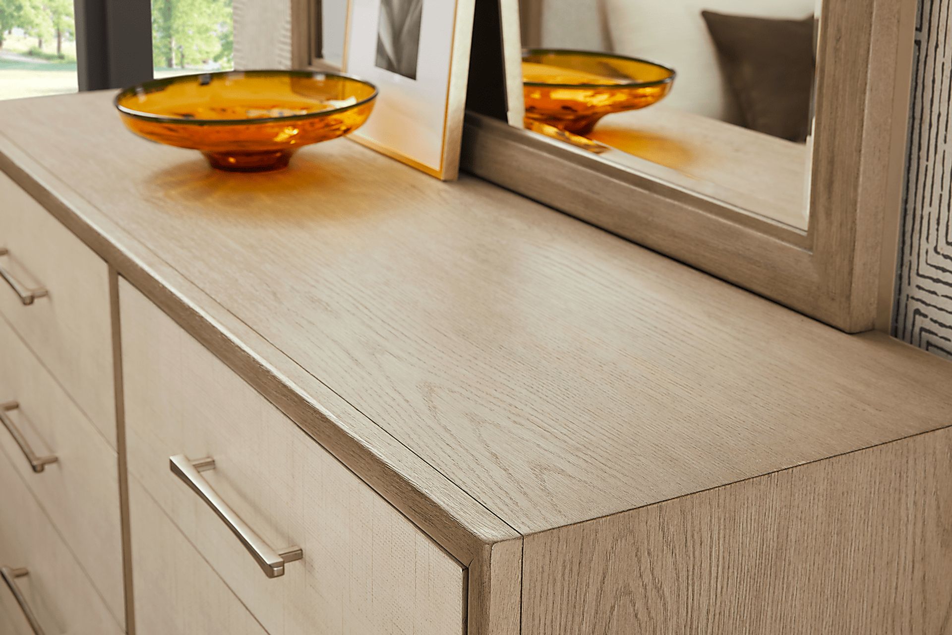 Marisole Taupe 7 Pc King Upholstered Bedroom - Image 4