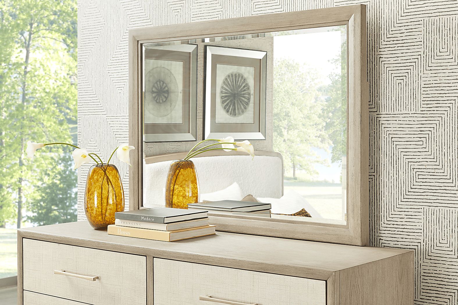 Marisole Taupe Mirror