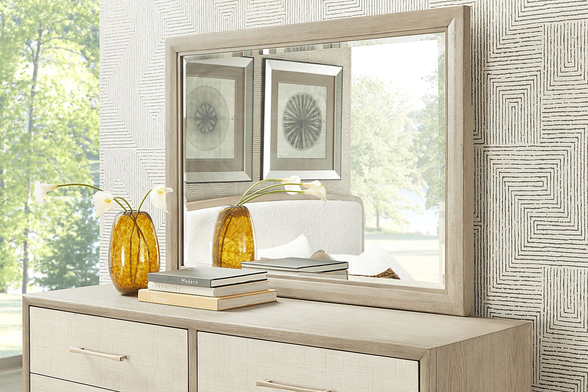 Marisole Taupe 7 Pc King Upholstered Bedroom - Image 14