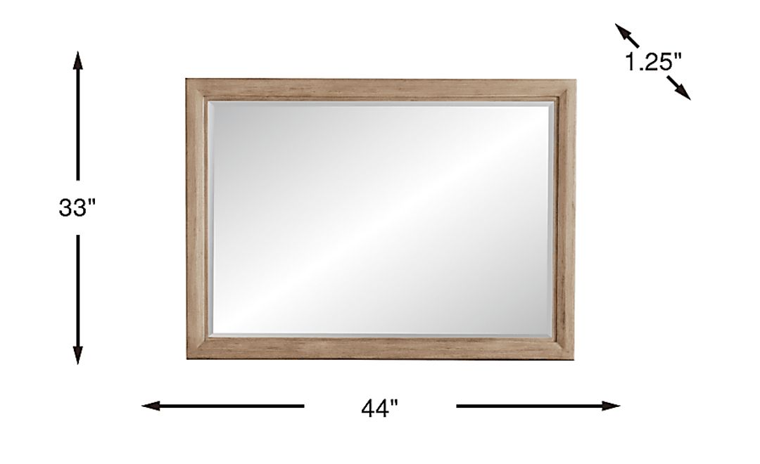 Marisole Taupe Mirror