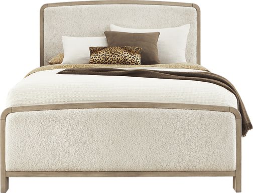 Marisole Taupe Queen Upholstered Bed