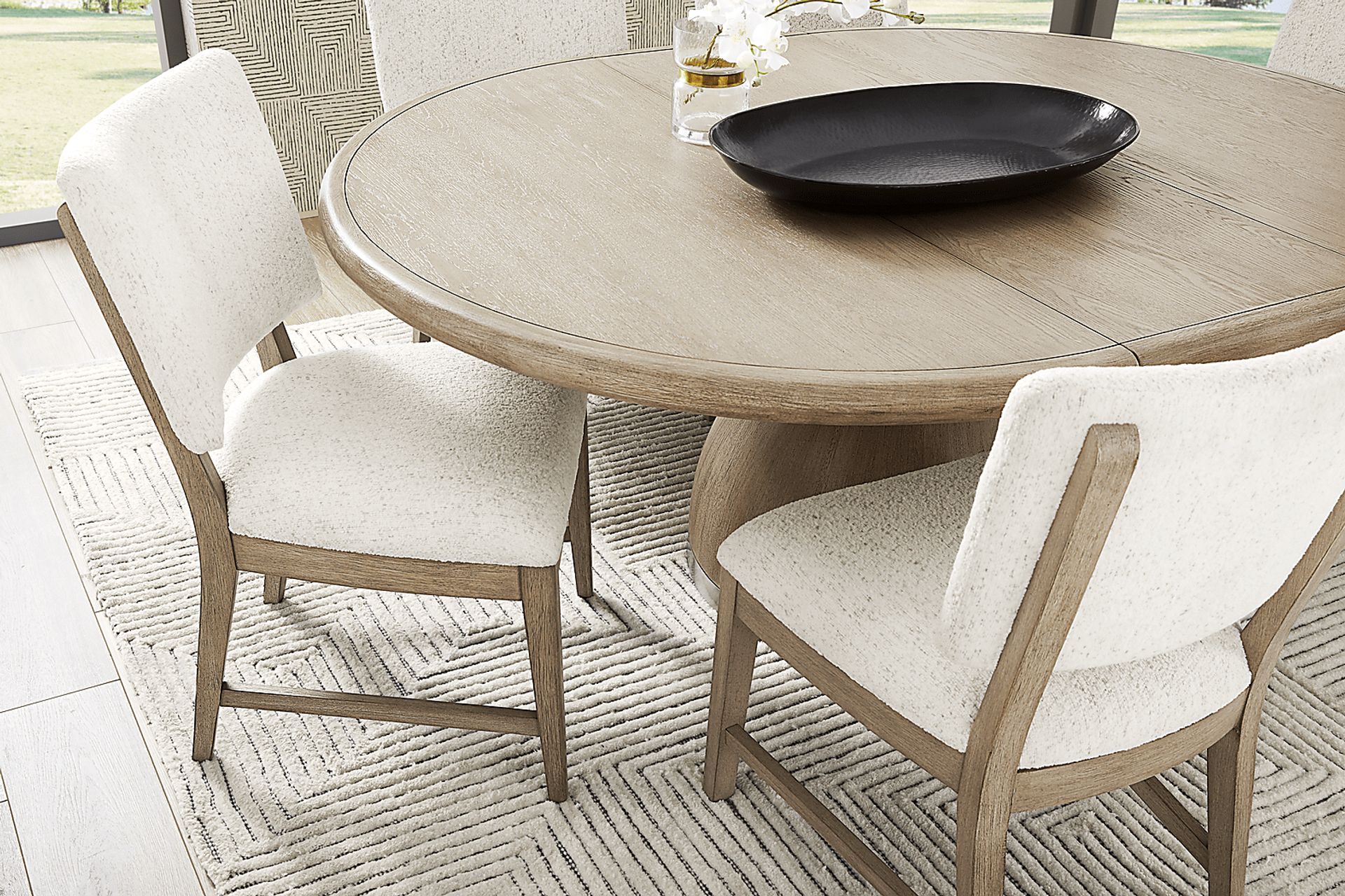 Marisole Taupe Round Dining Table - Image 6