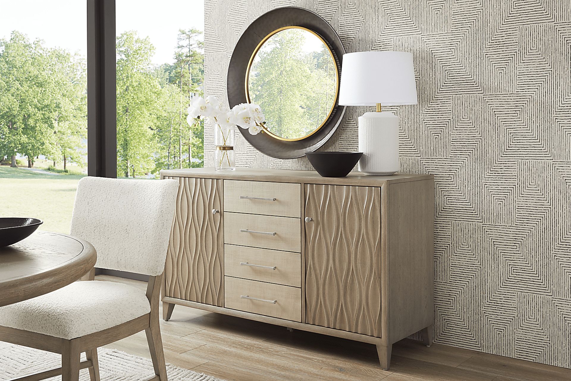 Marisole Taupe Server - Image 3