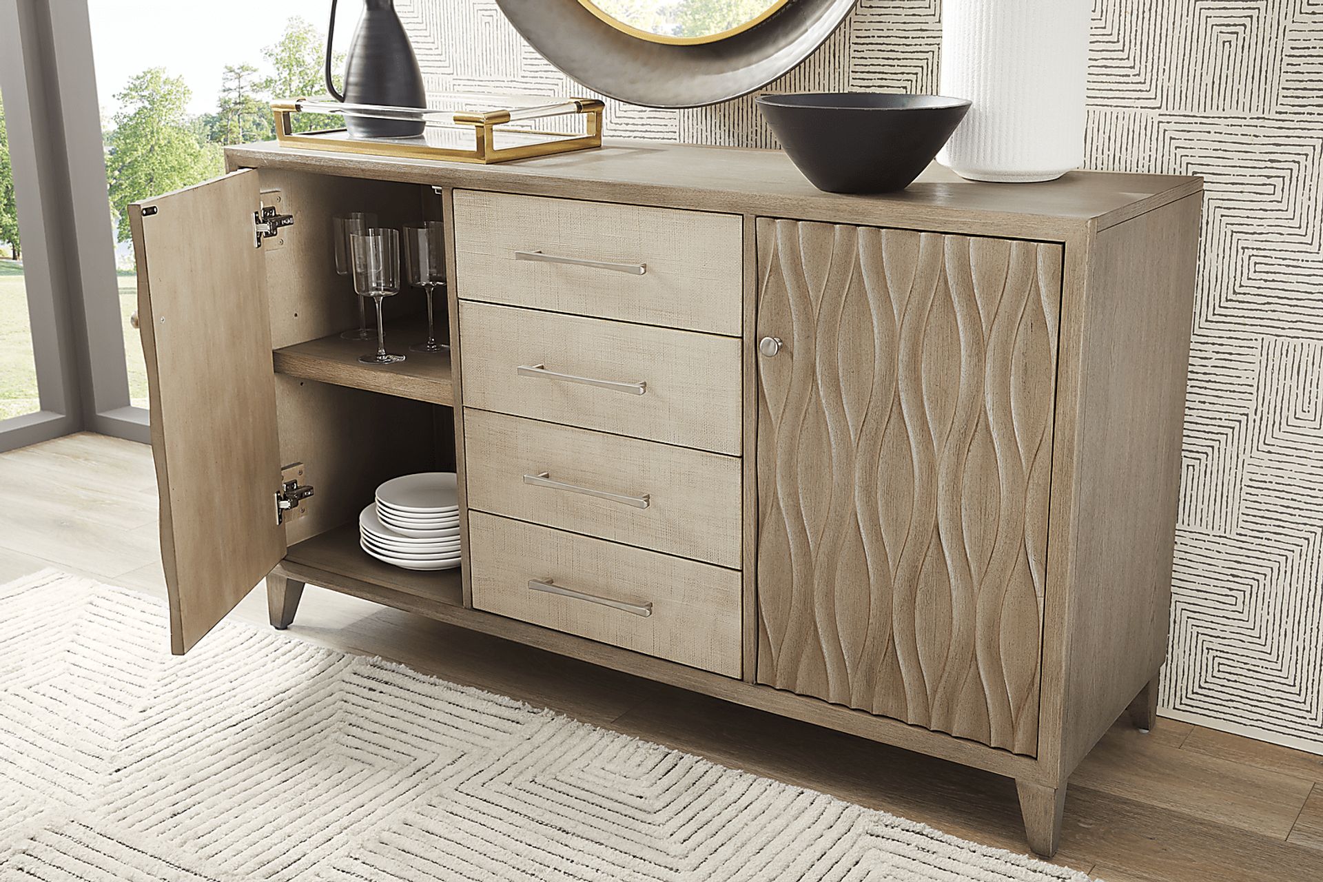 Marisole Taupe Server - Image 4