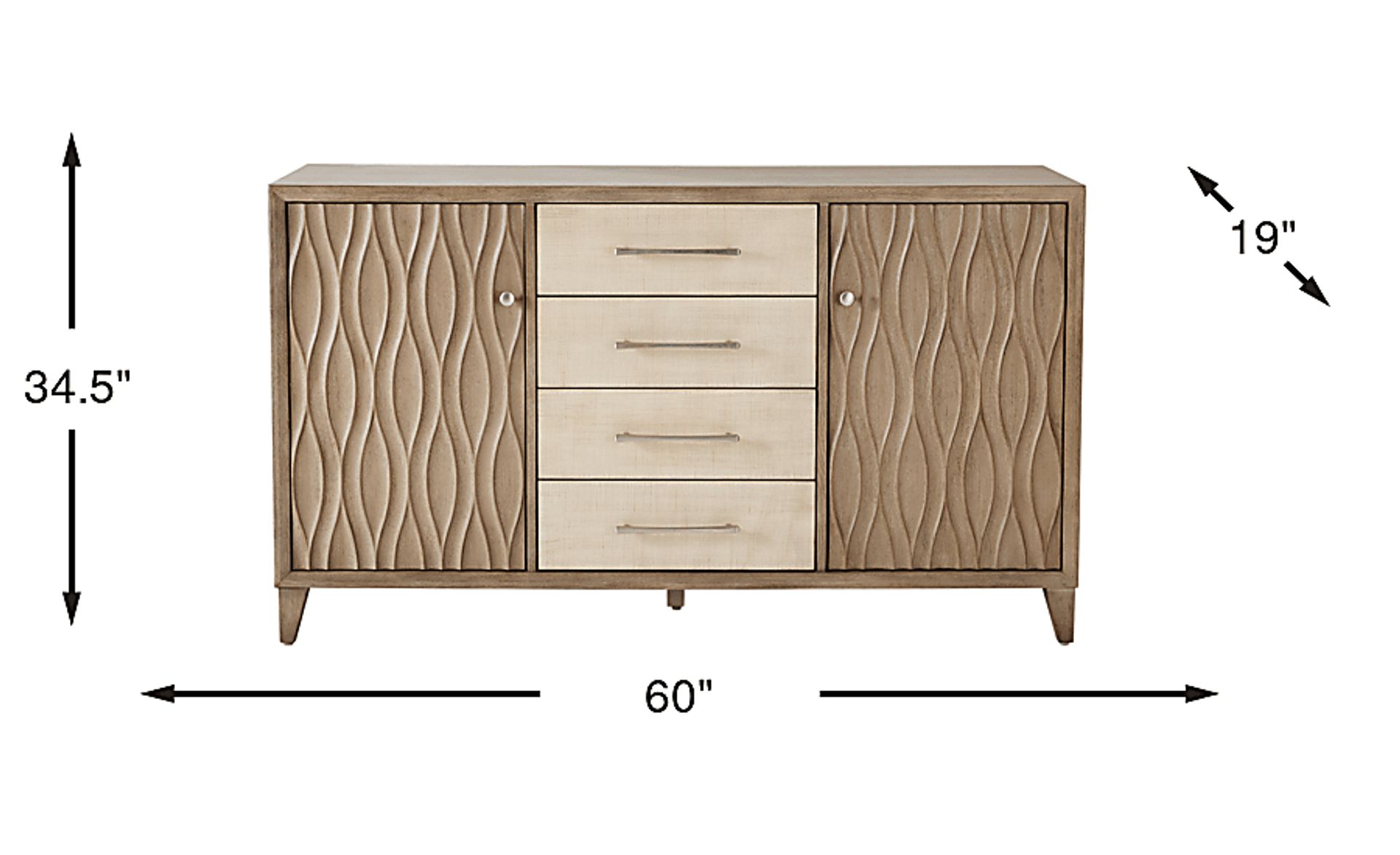 Dimension Image. Please refer to the Dimension Tab on this page for dimension details.