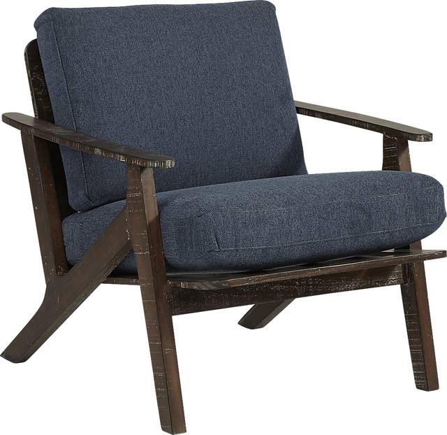 Maritime Marsh Navy Accent Chair - Thumbnail - Image 1
