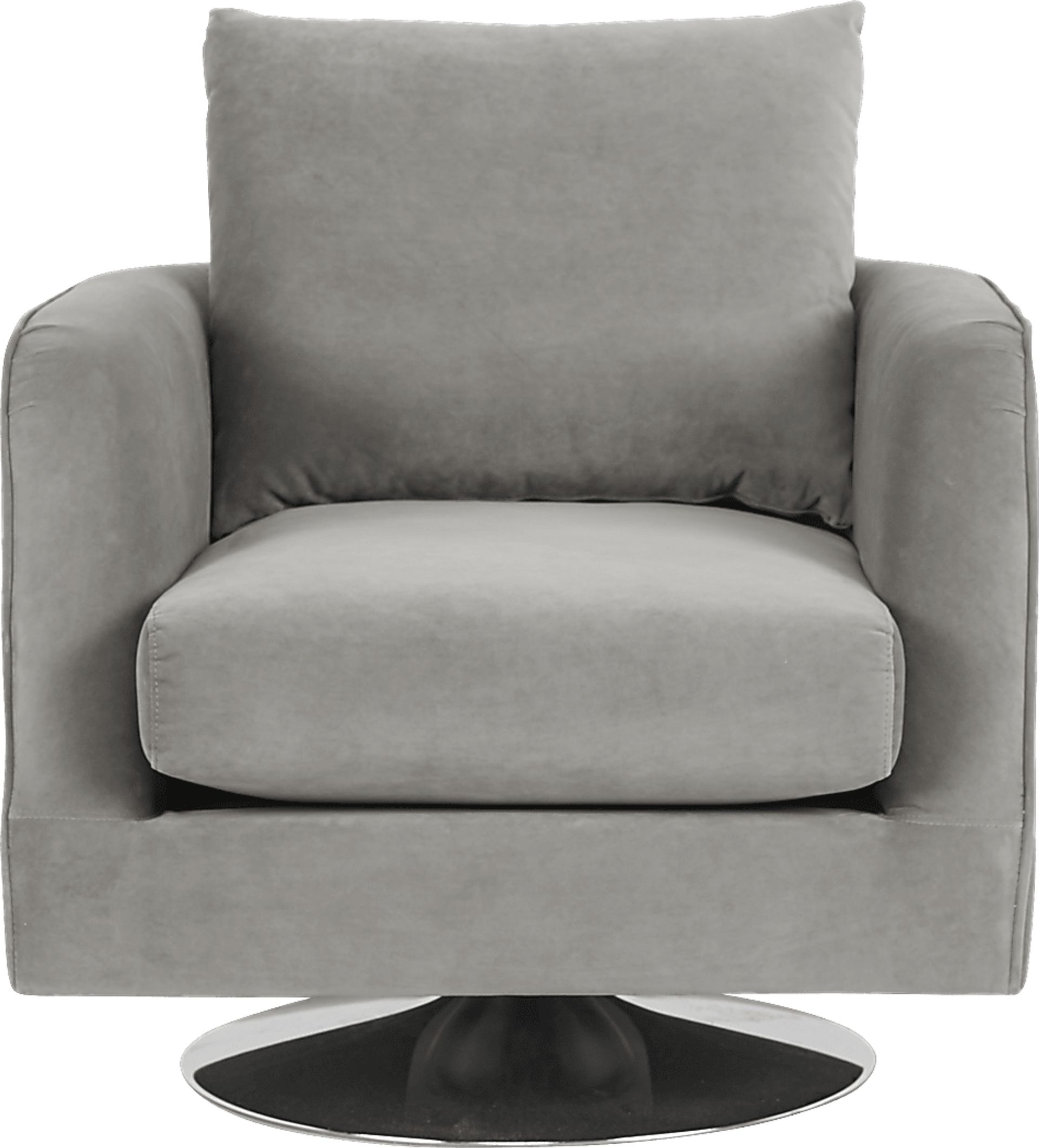 Marjorie Heights Gray Swivel Chair - Image 2