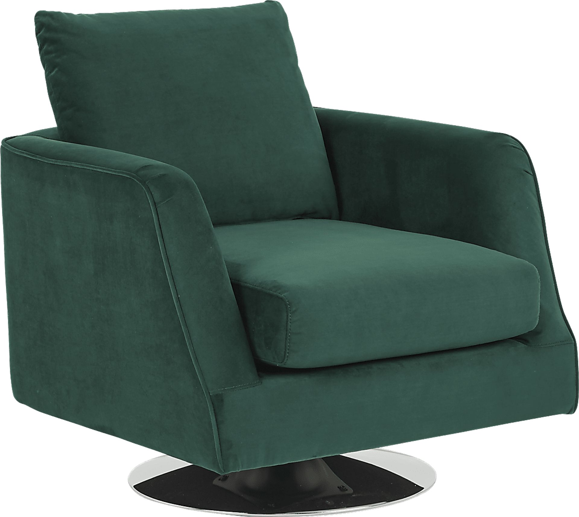 Marjorie Heights Green Swivel Chair - Image 1