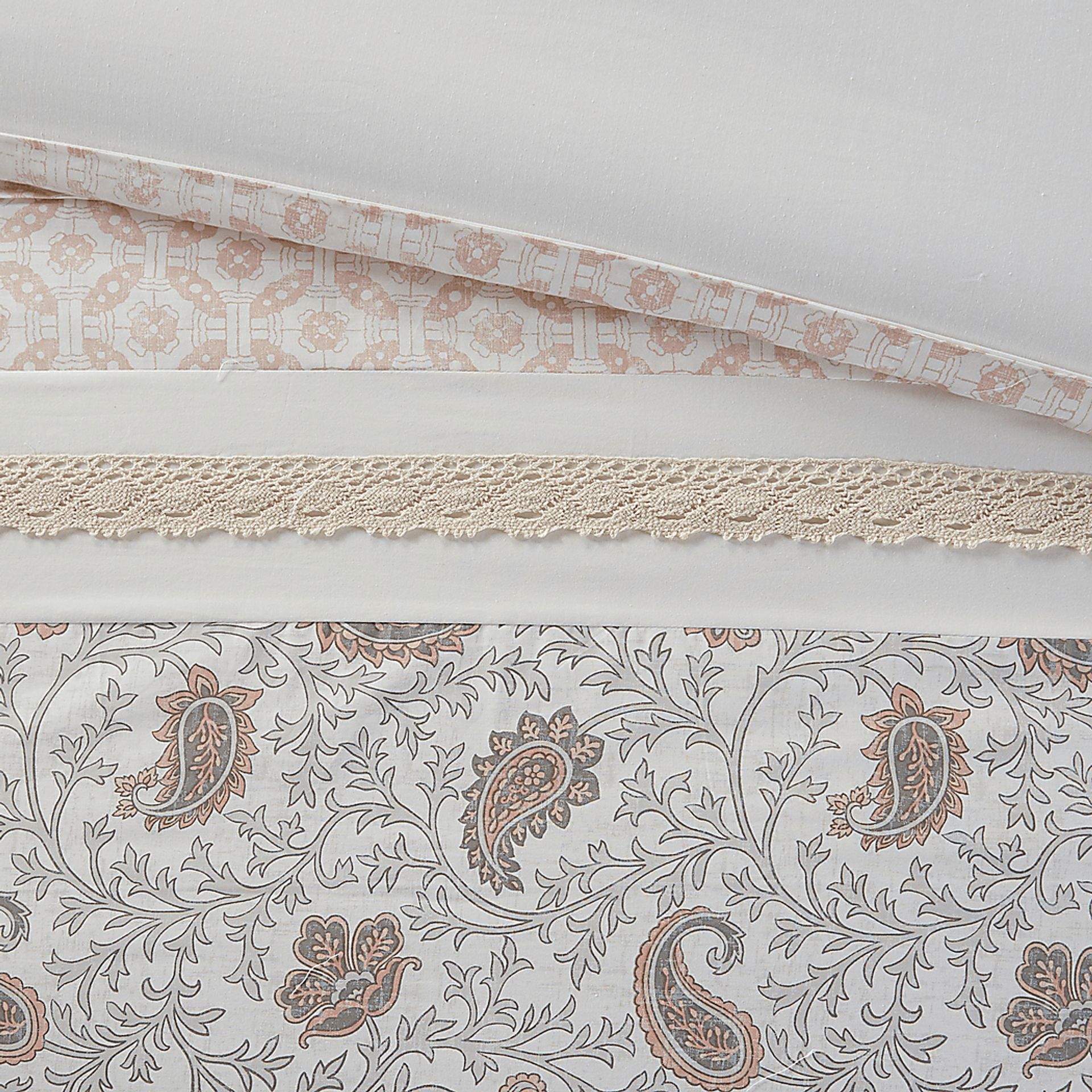 Marjory Blush 9 Pc Queen Comforter Set - Image 16