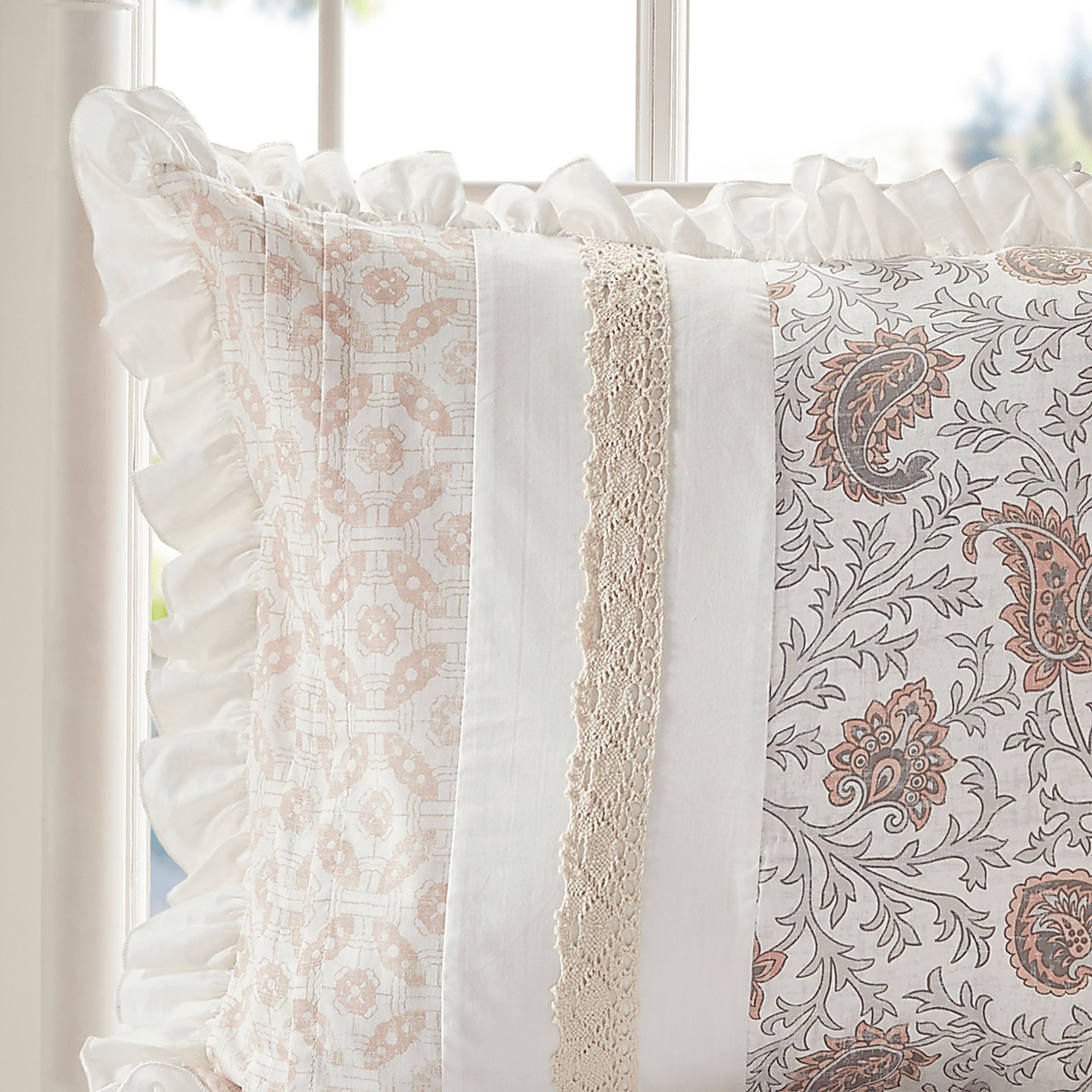 Marjory Blush 9 Pc Queen Comforter Set - Image 5