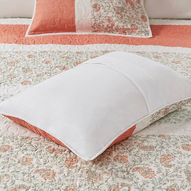 Marjory Coral 6 Pc Full/Queen Quilt Set - Thumbnail - Image 7