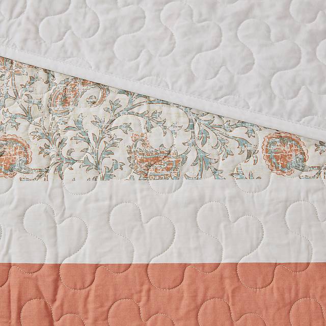 Marjory Coral 6 Pc Full/Queen Quilt Set - Thumbnail - Image 8