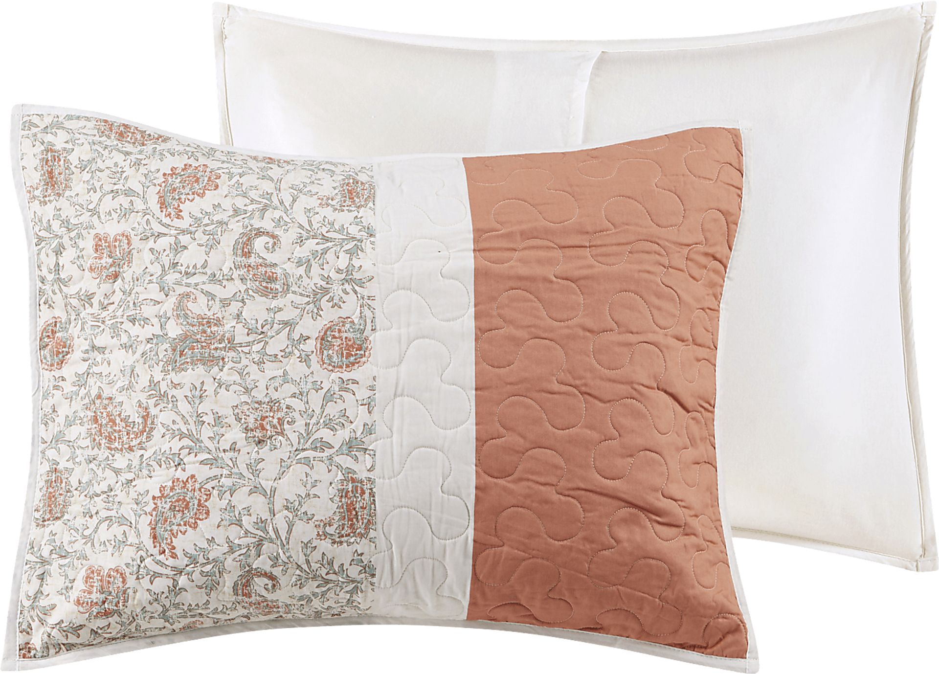 Marjory Coral 6 Pc King/California King Quilt Set - Image 5