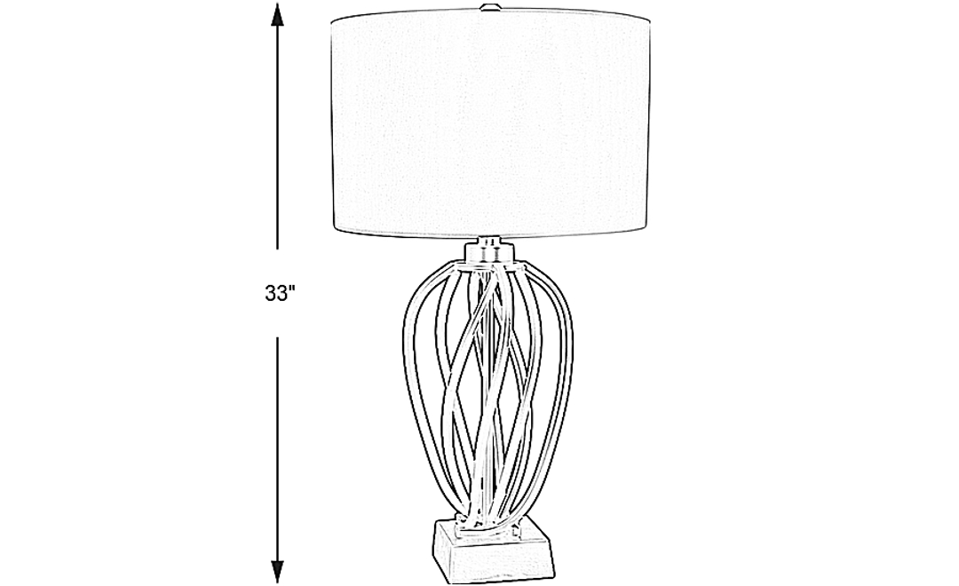 Markala Black Lamp