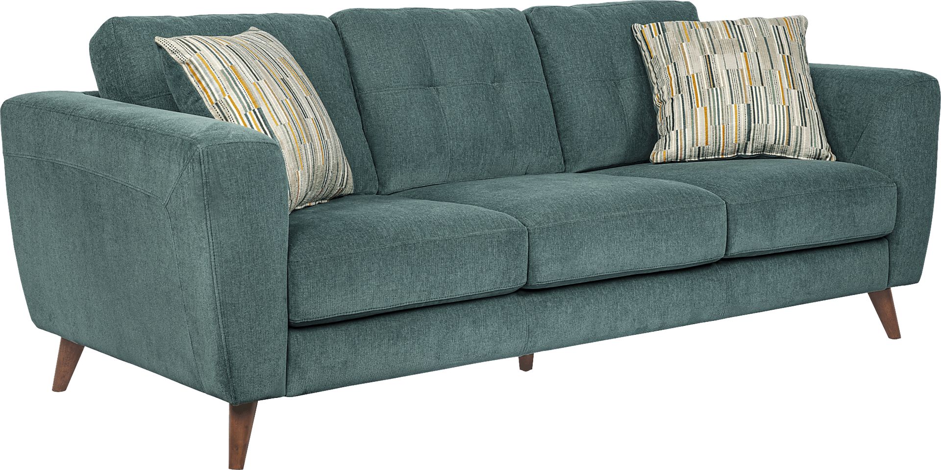 Market Row Teal 5 Pc Living Room - Image 3