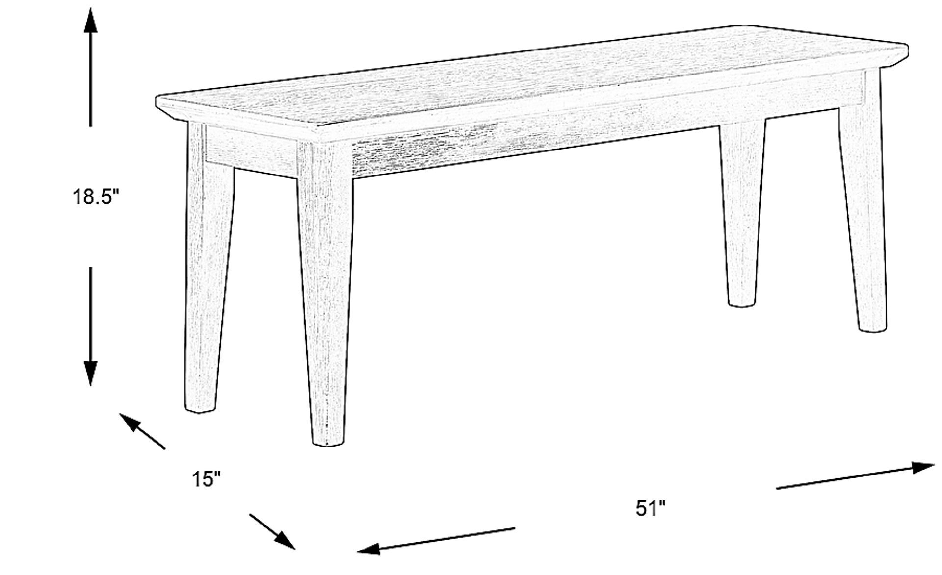 Dimension Image. Please refer to the Dimension Tab on this page for dimension details.