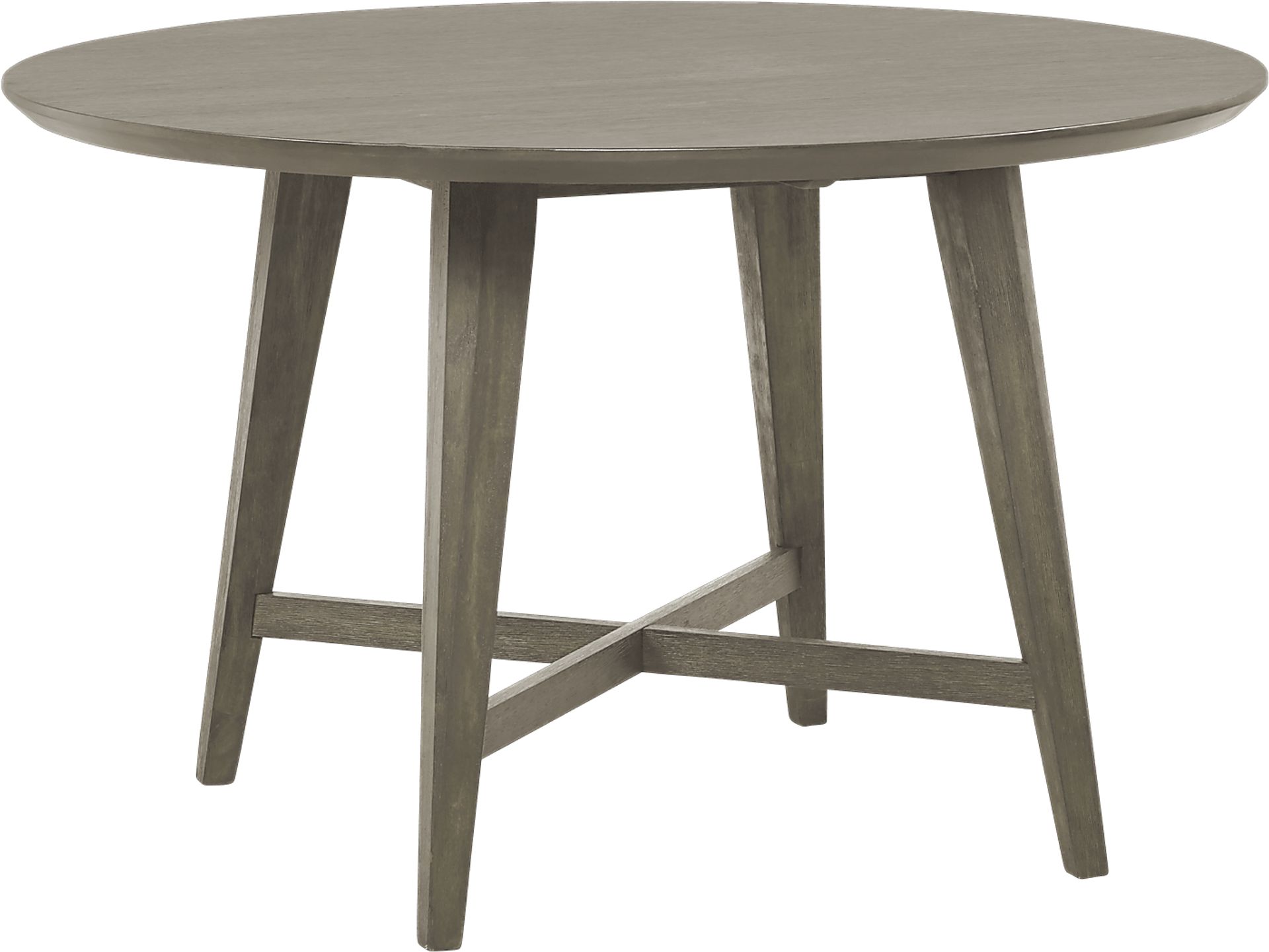 Market Street Gray Round Dining Table - Image 1