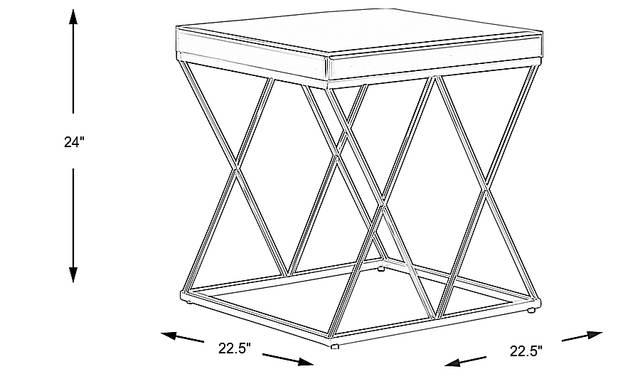 Dimension Image. Please refer to the Dimension Tab on this page for dimension details.