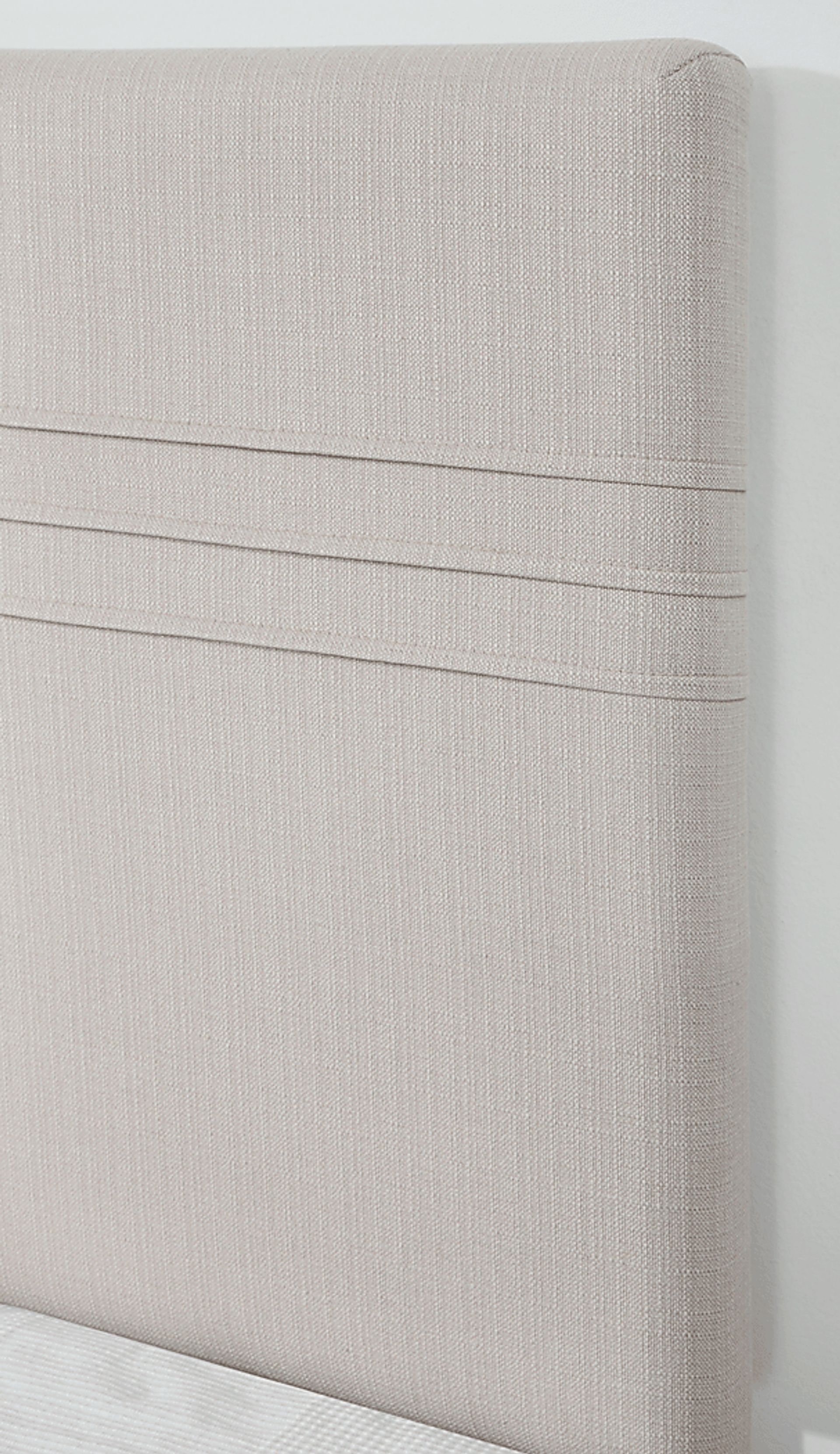 Marko Cream Queen Upholstered Headboard - Image 4