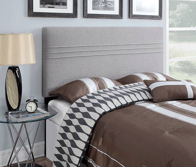 Marko Slate King Upholstered Headboard - Thumbnail - Image 1