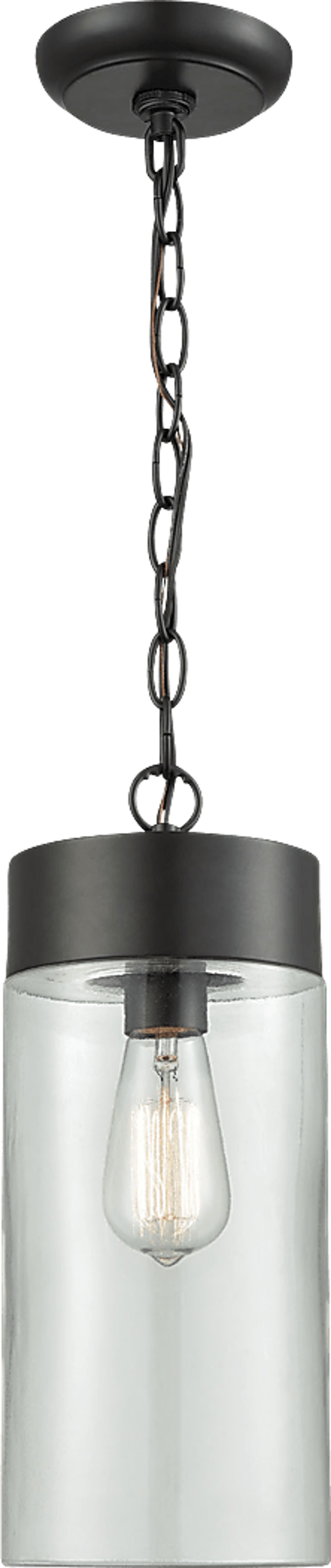 Marksbury Black Outdoor Chandelier - Image 1