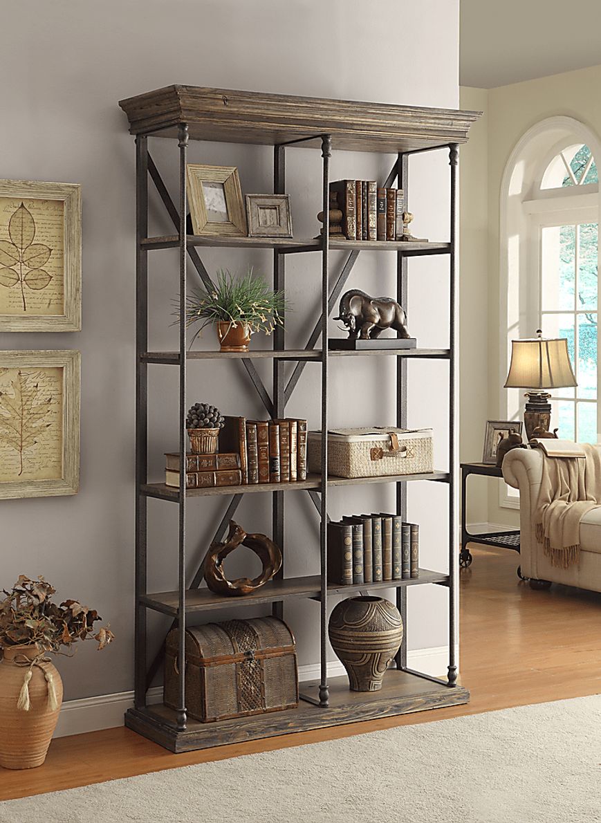Marlberry Brown Bookcase