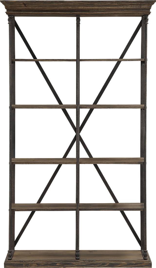 Marlberry Brown Bookcase - Thumbnail - Image 3