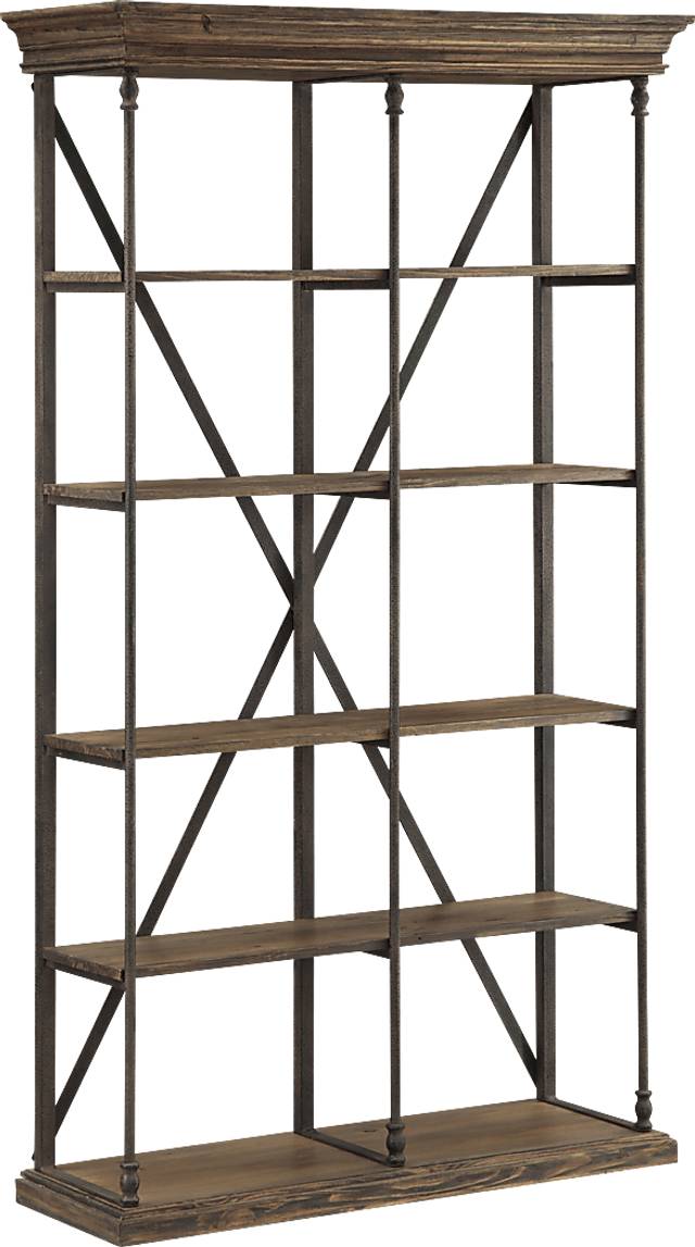 Marlberry Brown Bookcase - Thumbnail - Image 1