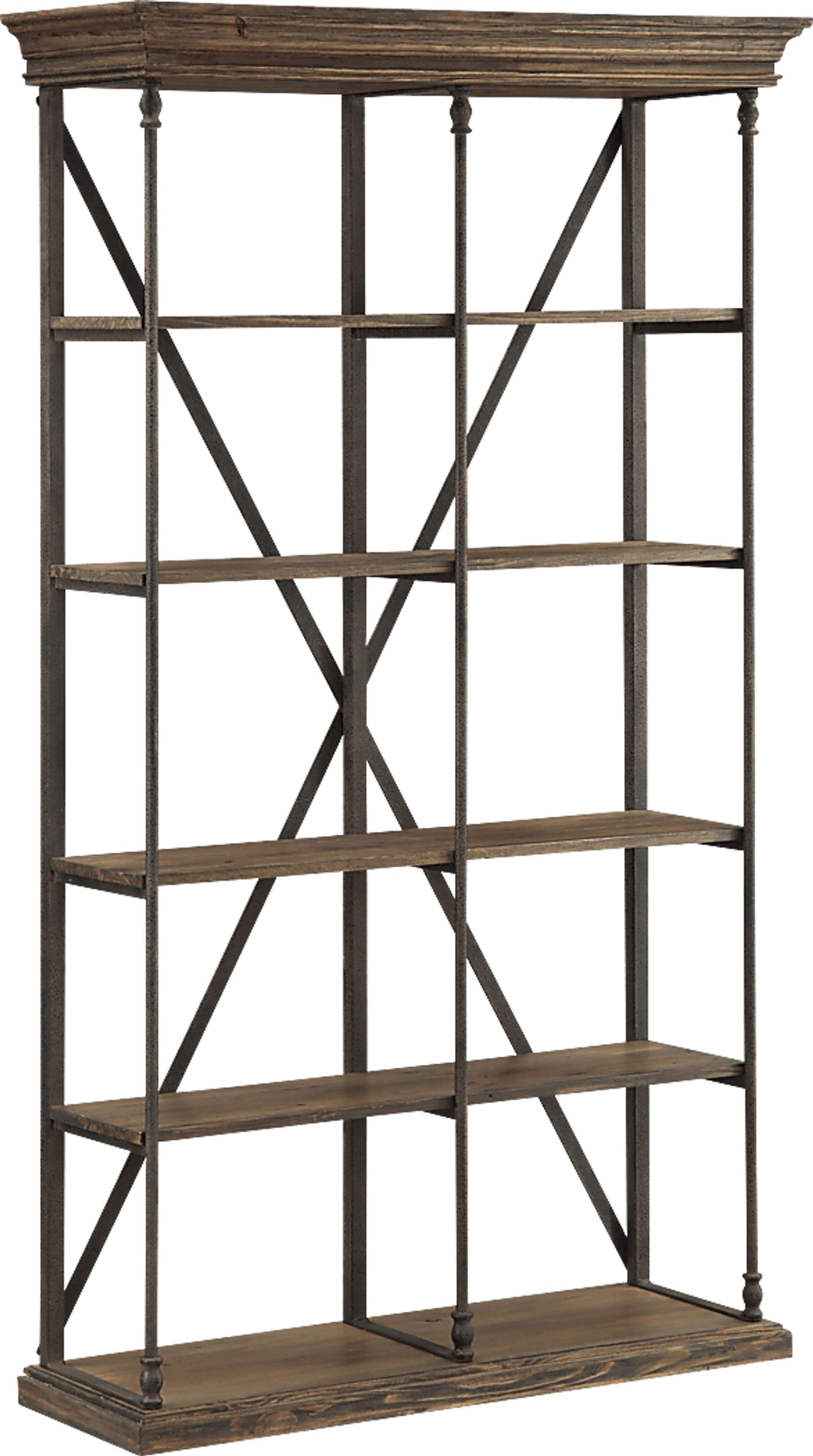 Marlberry Brown Bookcase - Image 1