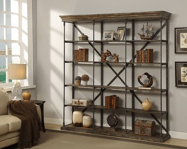 Marlberry Brown Bookcase - Thumbnail - Image 2