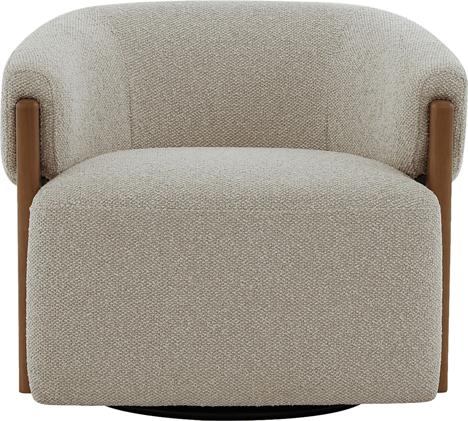 Marlene Beige Swivel Chair - Image 2