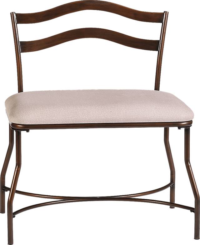 Marlene Ivory Vanity Bench - Thumbnail - Image 1